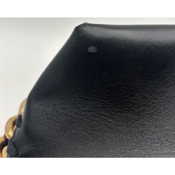 Stella McCartney Black Leather Frayme Tote Bag MSRP $1925 - Picture 5 of 7